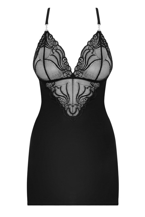 Obsessive 828-CHE-1 erotikus készlet, fekete, S/M