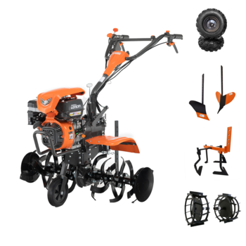 Motocultor Loncin MC 8000, 7 CP, 252 CC, 107 cm latime maxima lucru, 4 viteze, 36 cm adancime maxima lucru, 3.6 l benzina, freze, plug, rarita, prasitoare, roti metalice Motocultor Loncin MC 8000, 7 CP, 252 CC, 107 cm latime maxima lucru, 4 viteze, 36 cm adancime maxima lucru, 3.6 l benzina, freze, plug, rarita, prasitoare, roti metalice