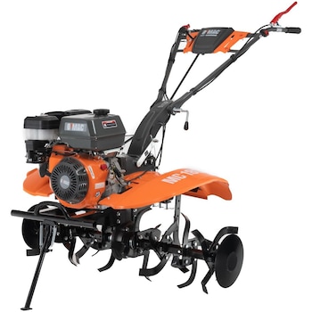 Motocultor O-Mac MC 180, 18 CP putere maxima, 460 CC, 3 viteze,priza de putere, 120 cm latime maxima lucru, 36 cm adancime maxima, 5.5 l benzina, freze, roti cauciuc, plug reglabil, roti metalice Motocultor O-Mac MC 180, 18 CP putere maxima, 460 CC, 3 viteze,priza de putere, 120 cm latime maxima lucru, 36 cm adancime maxima, 5.5 l benzina, freze, roti cauciuc, plug reglabil, roti metalice