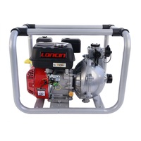 Motopompa Loncin UMP65P19B4TLC/0016, 6.5 CP, 196 CC, 4 timpi, 1.5" diametru aspiratie/refulare, 13 mᵌ/h, 6 m adancime absorbtie, 80 m inaltime refulare, 3.6 l benzina