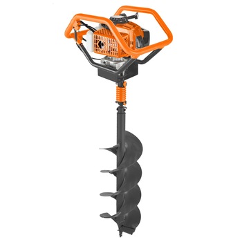 Motoburghiu O-Mac MB 4500, 3 CP, 68 CC, 2 timpi, 2800 RPM, 100-250 mm diametru burghiu, demaror manual cu Easy start, 1.2 l benzina Motoburghiu O-Mac MB 4500, 3 CP, 68 CC, 2 timpi, 2800 RPM, 100-250 mm diametru burghiu, demaror manual cu Easy start, 1.2 l benzina