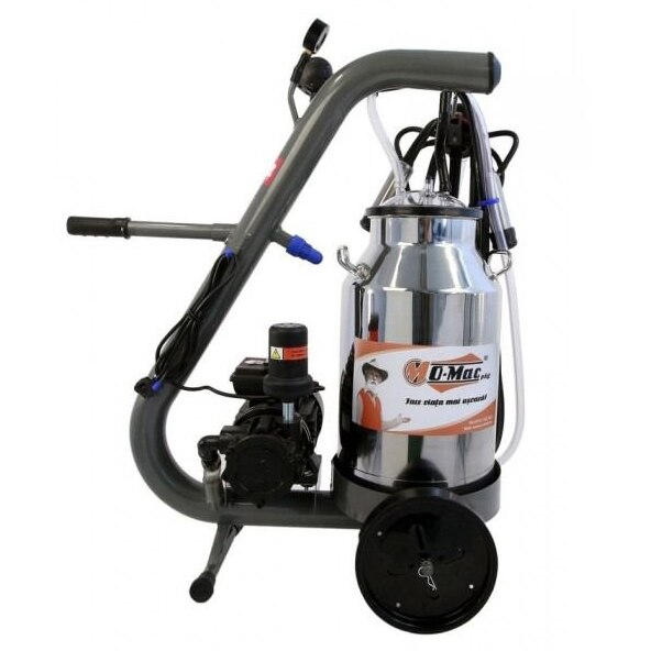 Aparat de muls O-Mac UMU05M19W00OM/0002, 500 W, 1 brat, 40-60 pulsatii/min, 40 l capacitate rezervor, pompa vid, supapa reglare presiune