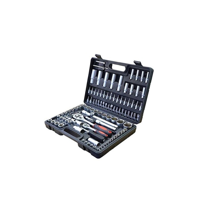 Trusa de chei Campion cu 108 PCS, Crichet, Tubulare, Imbus