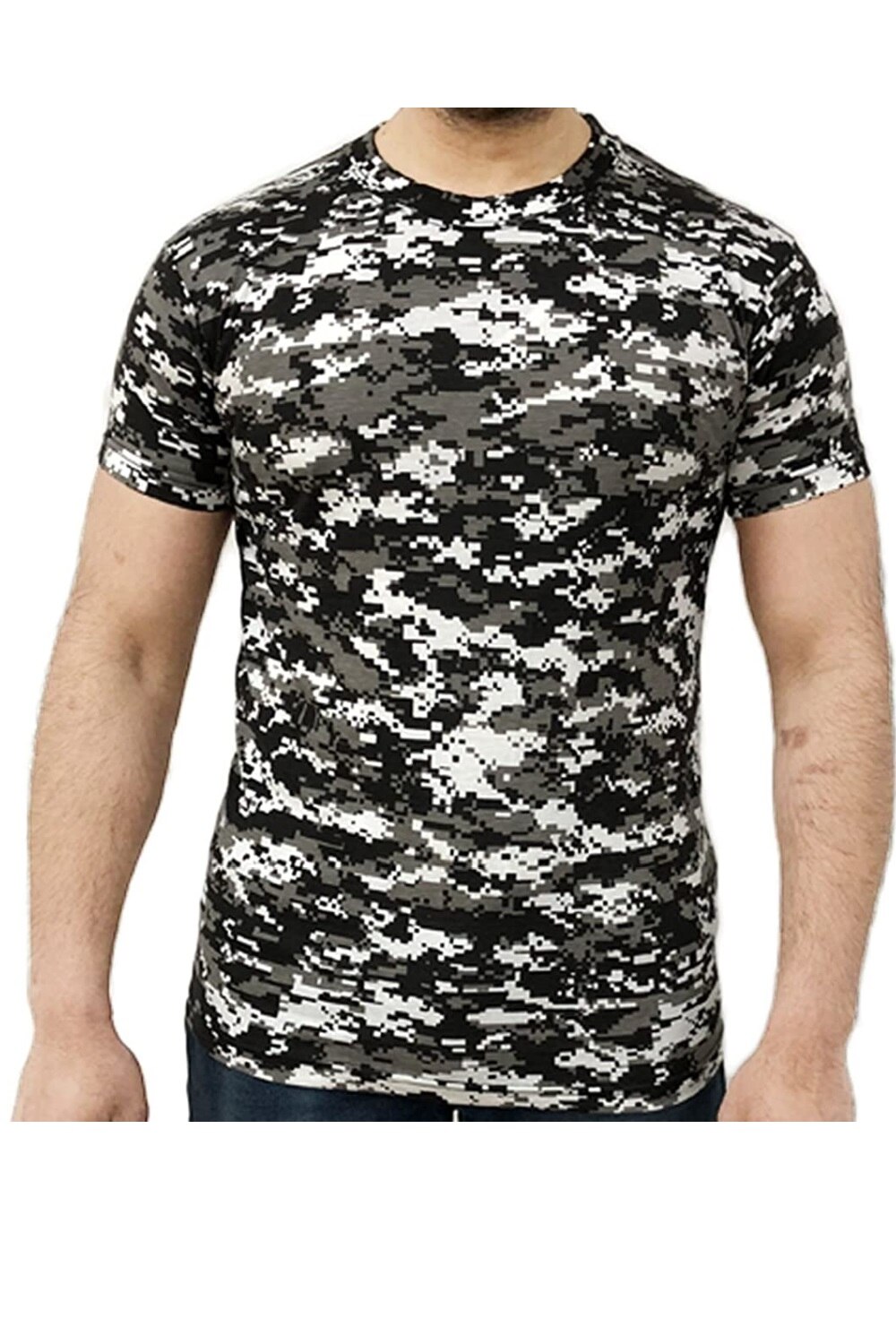 Tricou barbati Game Tehnical Apparel SS Tshirt Digital Urban Gri