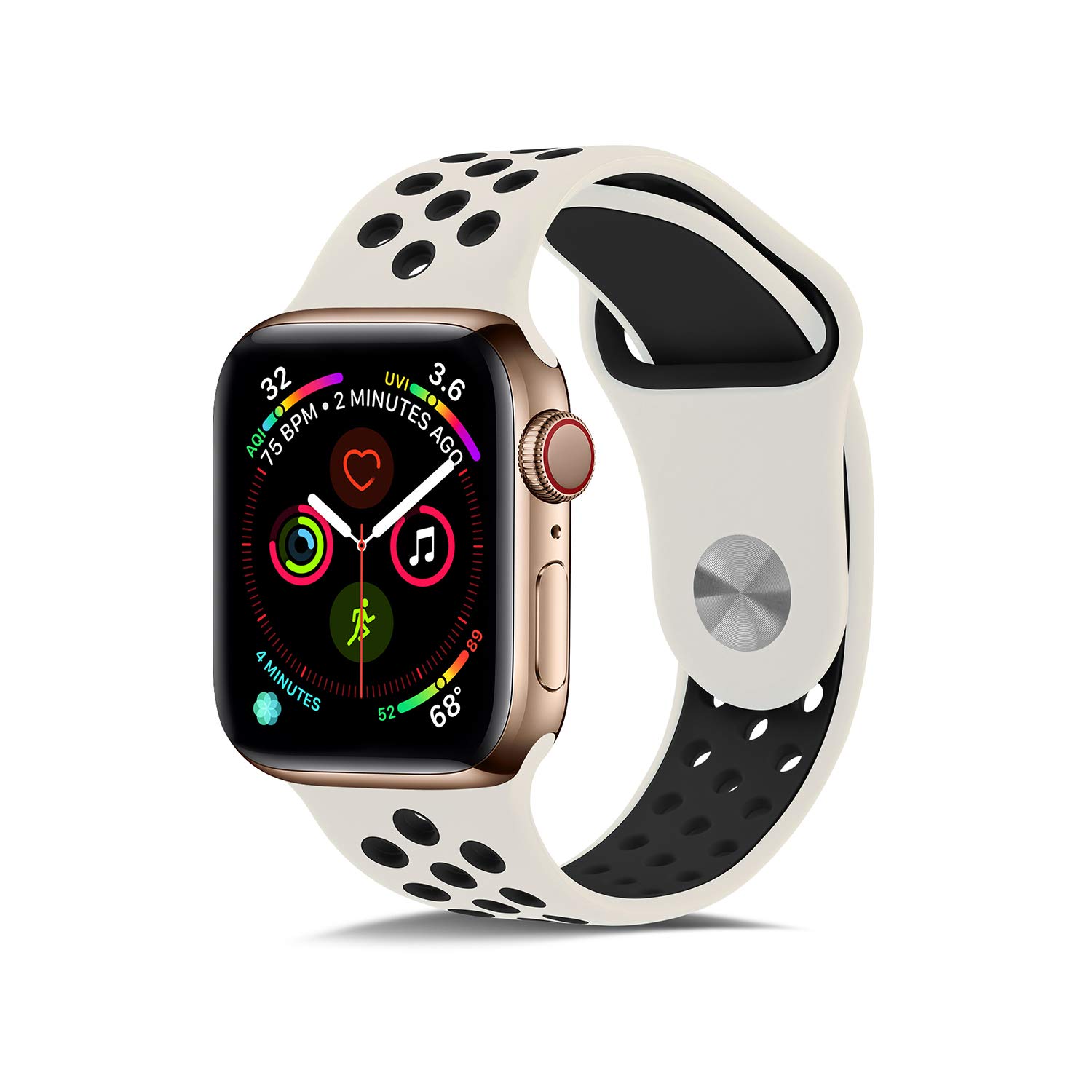 Curea Silicon pentru Apple Watch 6/5/4/3/2/1, Edition, Sport, Nike+, 42mm diagonala
