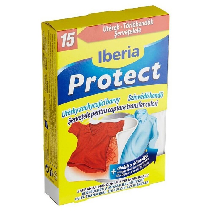 Iberia Protect színes nedvszívó szalvéták, 15 db/csomag