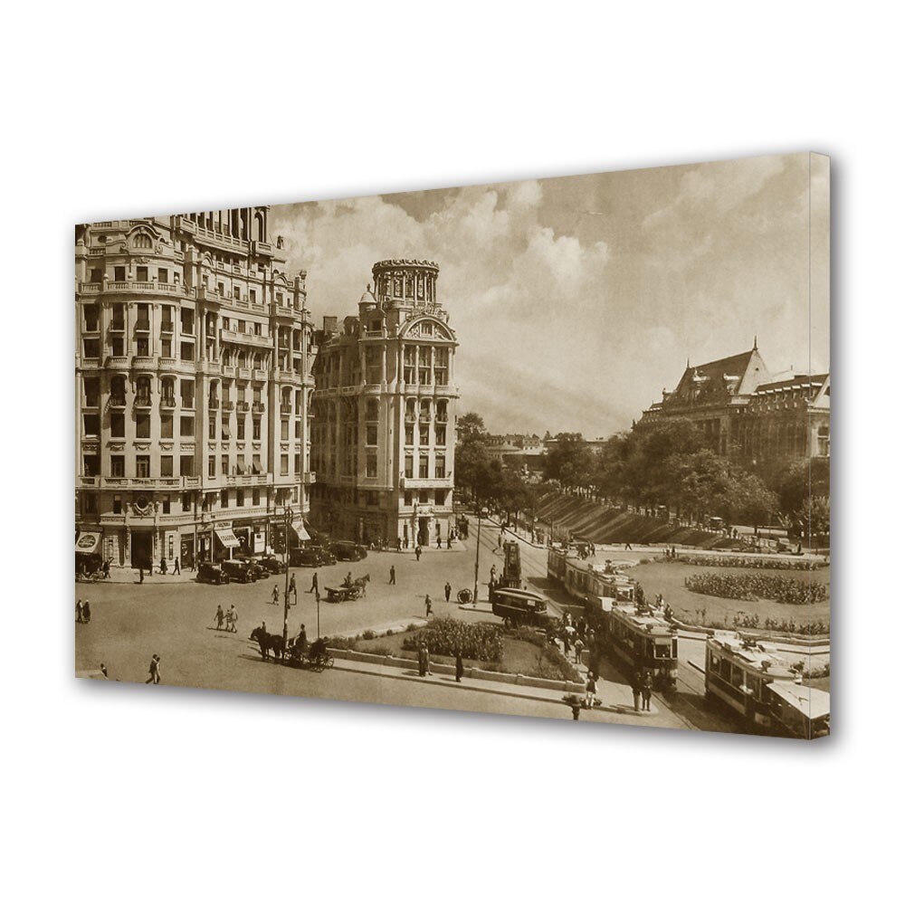 Tablou Canvas Bucuresti Piata Senatului, 40 x 60 cm