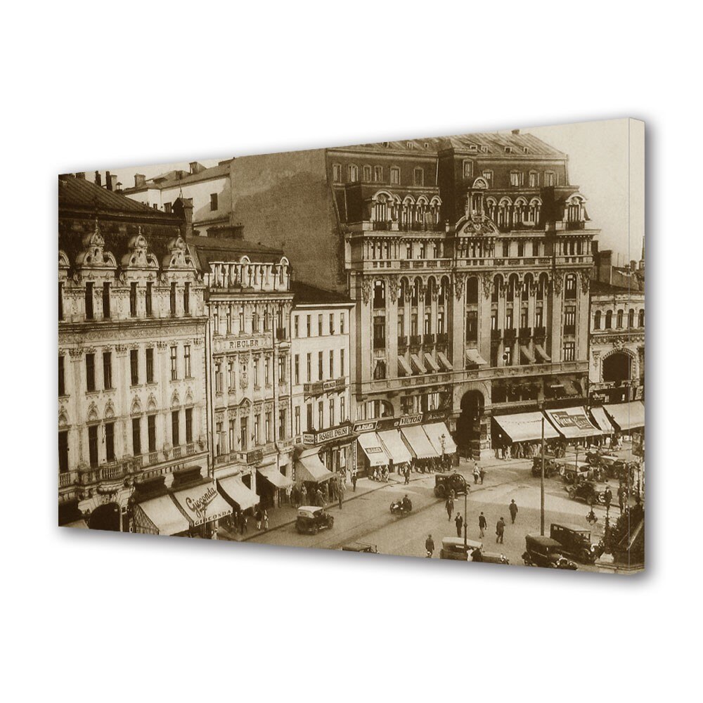Tablou Canvas Palatul telefoanelor Calea Victoriei Bucuresti, 20 x 30 cm