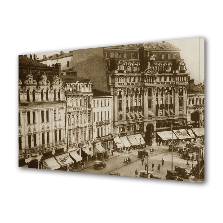 Tablou Canvas Palatul telefoanelor Calea Victoriei Bucuresti, 20 x 30 cm
