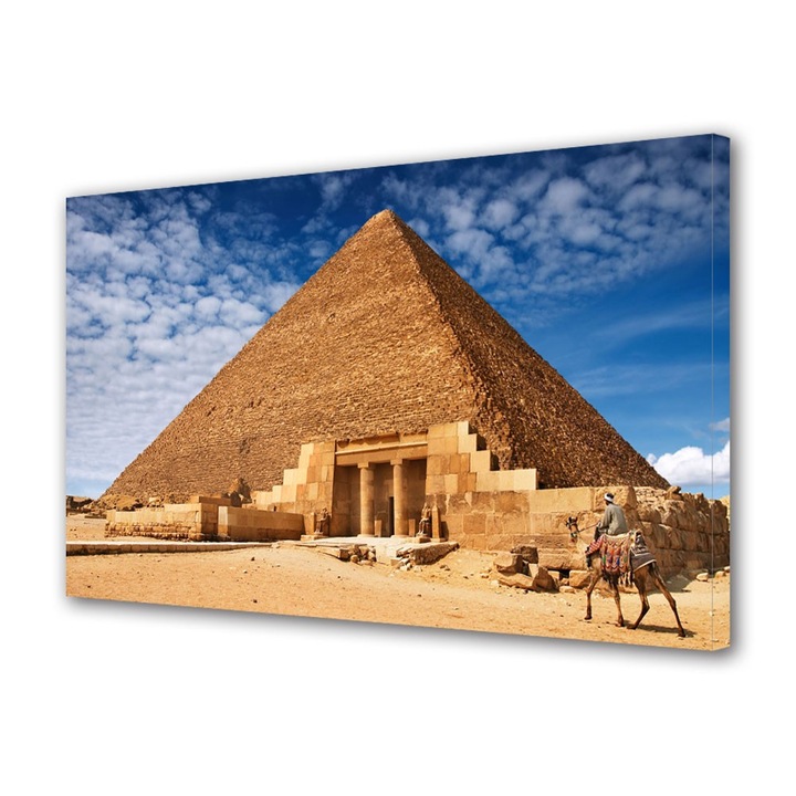 Tablou Canvas Piramida Egipteana, 20 x 30 cm