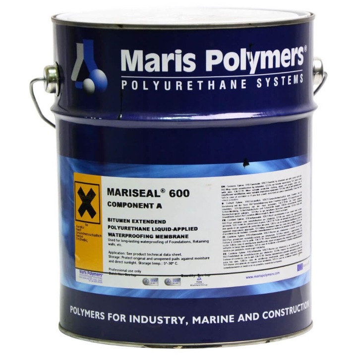 Хидроизолационна мембрана за основи MARIS POLYMERS Mariseal 600, 20 L, Активатор A