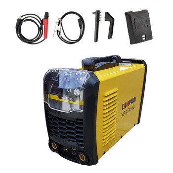 Aparat de sudura Profesional Campion YELLOW 300 L, 10-300 A, Protectie termica, Monofazat, Complet accesorizat, Electrozi 1.6 - 5 mm, 220V Aparat de sudura Profesional Campion YELLOW 300 L, 10-300 A, Protectie termica, Monofazat, Complet accesorizat, Electrozi 1.6 - 5 mm, 220V