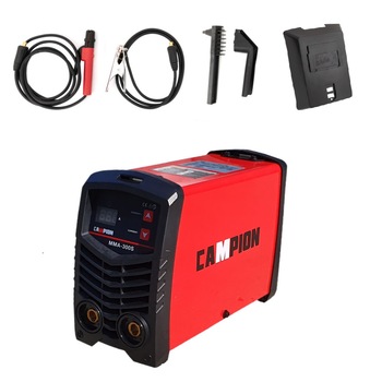Aparat de sudura Profesional Campion Mini RED, 10-300 A, Protectie termica, Monofazat, Complet accesorizat, Electrozi 1.6 - 5 mm, 220V Aparat de sudura Profesional Campion Mini RED, 10-300 A, Protectie termica, Monofazat, Complet accesorizat, Electrozi 1.6 - 5 mm, 220V