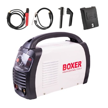 Aparat de sudura Profesional Boxer 300 , 10-300 A, Protectie termica, Monofazat, Complet accesorizat, Electrozi 1.6 - 4 mm, 220V Aparat de sudura Profesional Boxer 300 , 10-300 A, Protectie termica, Monofazat, Complet accesorizat, Electrozi 1.6 - 4 mm, 220V