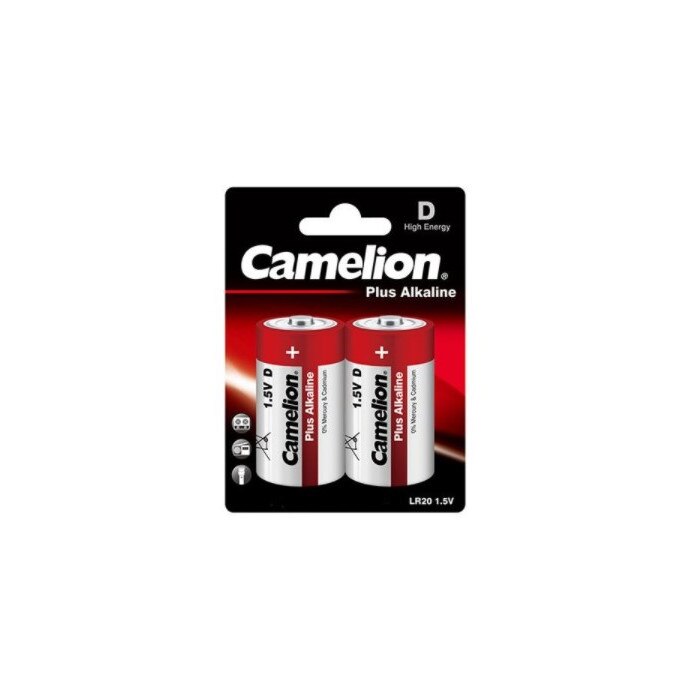 Baterie Camelion Plus Alkaline D R20 1,5V alcalina set 2 buc