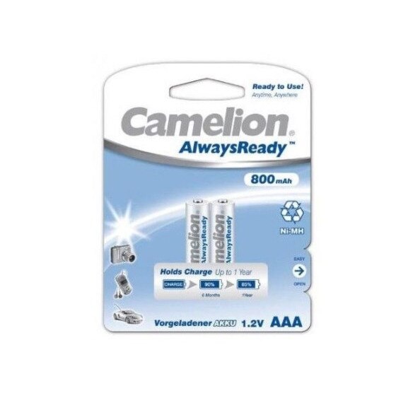 Acumulatori Camelion AAA R3 Ni-MH 1,2V 800mAh Always Ready set 2 buc
