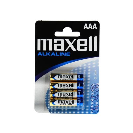 Baterie Maxell alcalina LR-03 set 4 buc