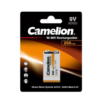 Acumulator Camelion 6F22 tip 9V 250mAh Ni-MH set 1 buc Acumulator Camelion 6F22 tip 9V 250mAh Ni-MH set 1 buc