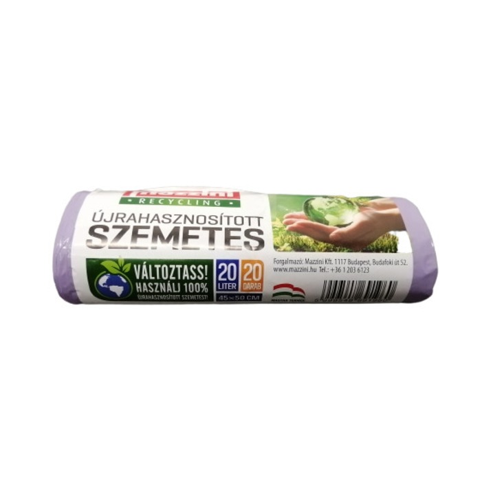 Szemeteszsák 20 L újrahasznosított 20 db