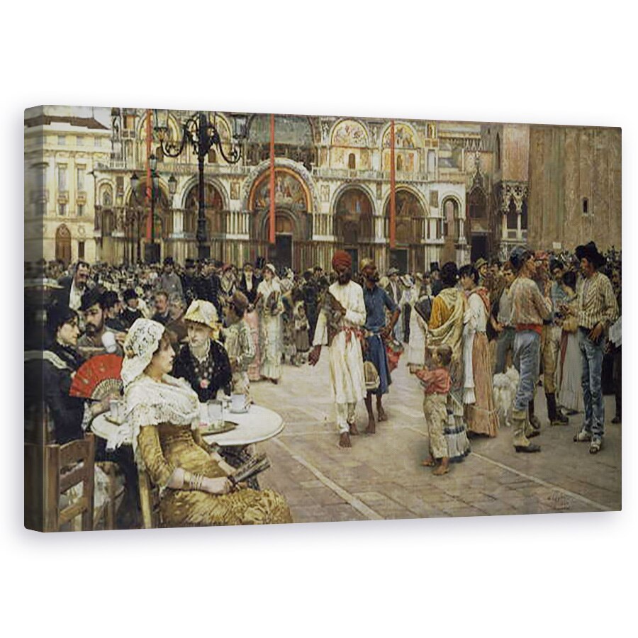 Tablou canvas - William Logsdail - Piazza di San Marco, Venetia, 50 x 80 cm