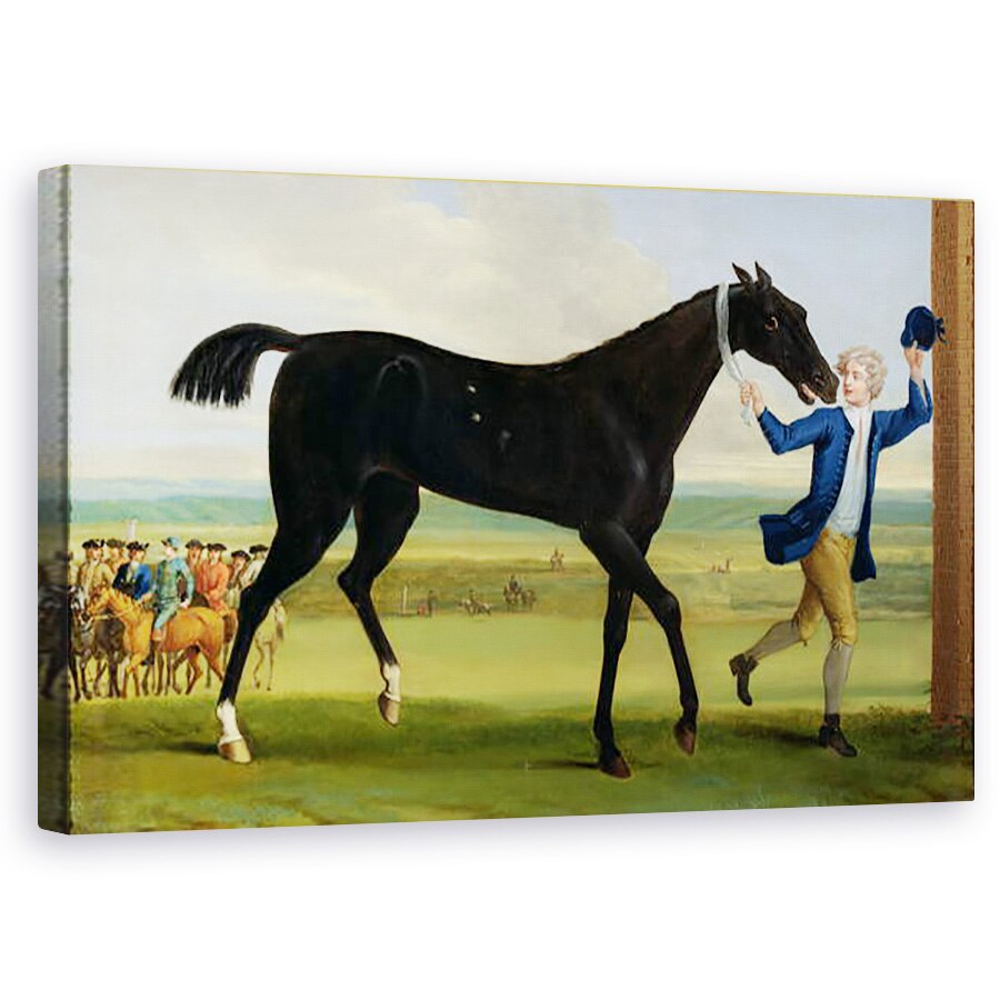 Tablou canvas - John Wootton - Bonny Black a Ducelui de Rutland, 60 x 100 cm