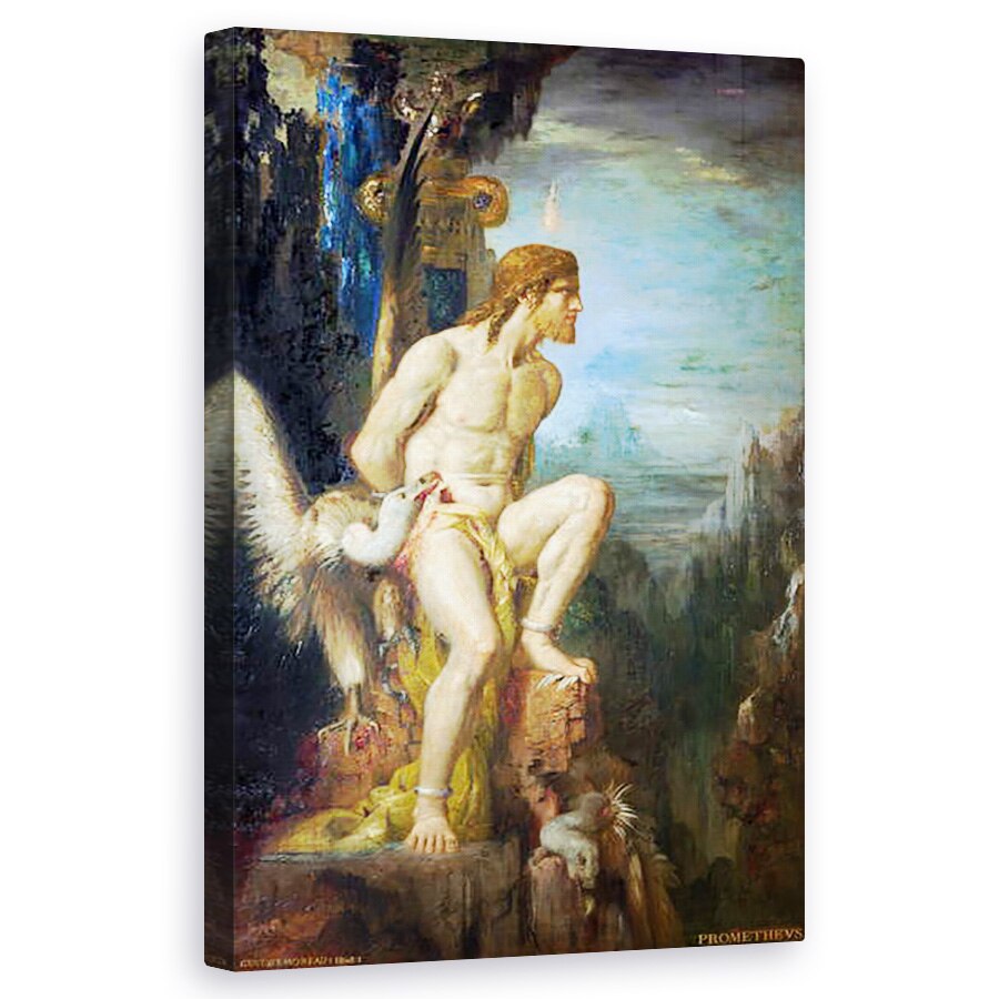Tablou canvas - Gustave Moreau - Prometeu, 50 x 80 cm