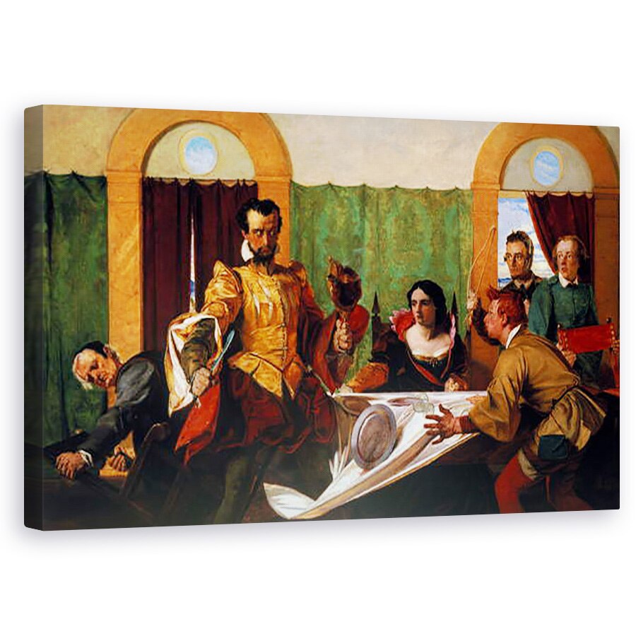 Tablou canvas - Augustus Leopold Egg - imblanzirea scorpie, 50 x 80 cm