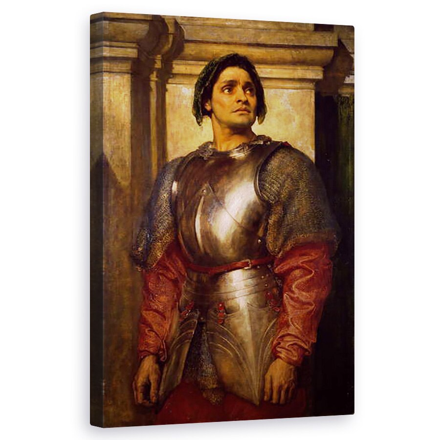 Tablou canvas - Frederic Leighton - A Condottiere, 50 x 80 cm