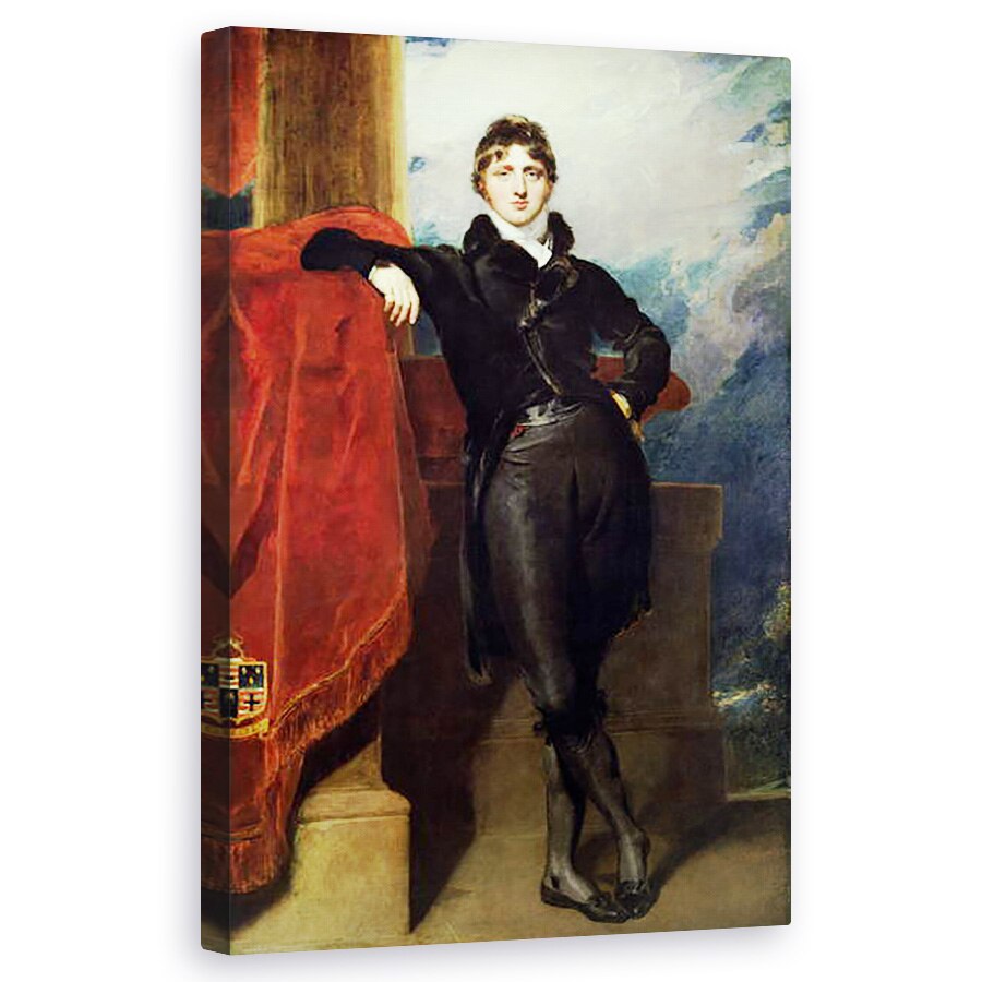 Tablou canvas - Thomas Lawrence - Lord Granville Leveson-Gower, mai tarziu primul Earl Granville, 50 x 80 cm
