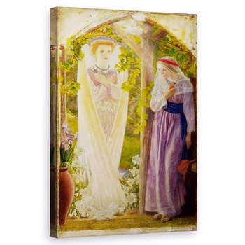 Tablou canvas - Arthur Hughes - Buna Vestire, 60 x 100 cm Tablou canvas - Arthur Hughes - Buna Vestire, 60 x 100 cm