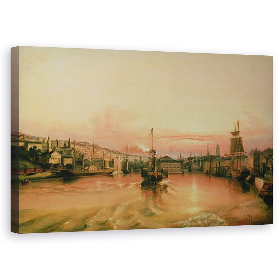 Tablou canvas - George Mounsey Wheatley Atkinson - Portul Cork, 50 x 80 cm