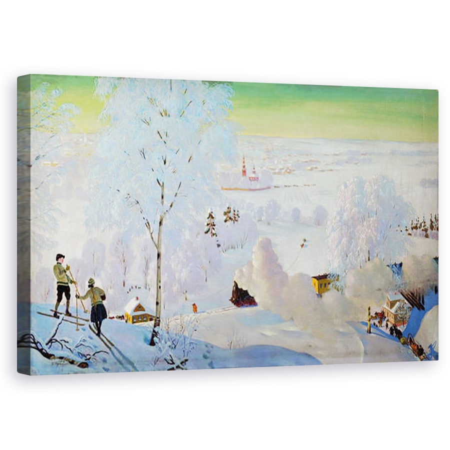 Tablou canvas - Boris Mikhailovich Kustodiev - Schiori, 50 x 80 cm