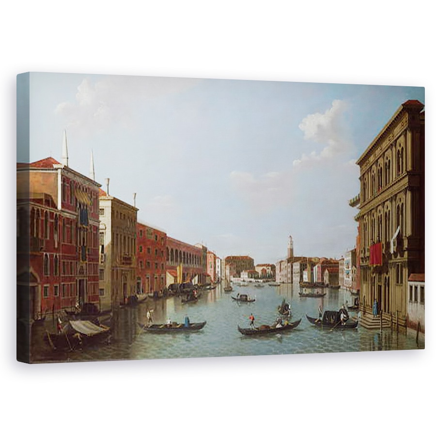 Tablou canvas - William James - Marele Canal si San Geremia, Venetia, 50 x 80 cm