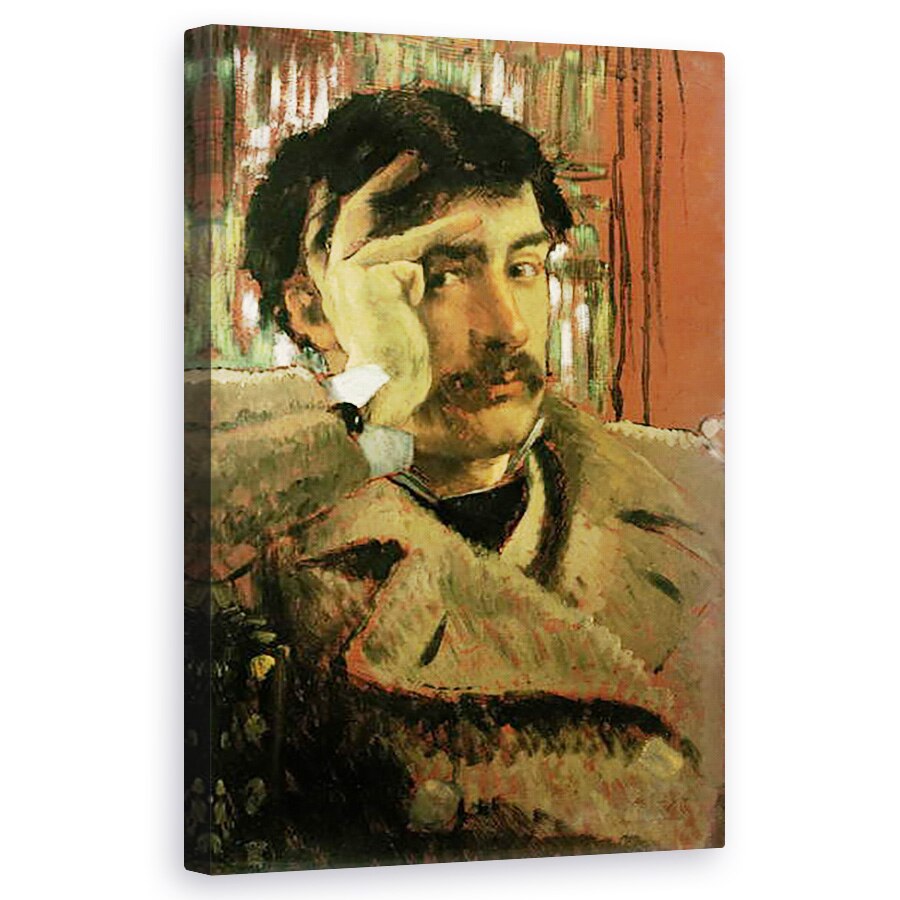 Tablou canvas - James Jacques Joseph Tissot - Autoportret, 50 x 80 cm