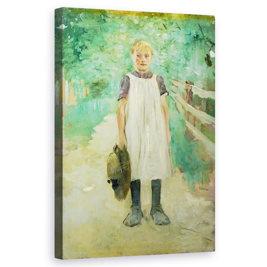 Tablou canvas - Thomas Ludwig Herbst - O fermiera., 50 x 80 cm