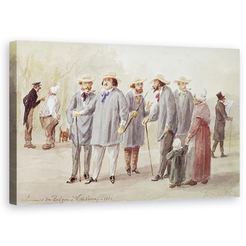 Tablou canvas - Paul Chardin - Balzac si prieteni la Ville dAvray in 1840, 60 x 100 cm Tablou canvas - Paul Chardin - Balzac si prieteni la Ville dAvray in 1840, 60 x 100 cm