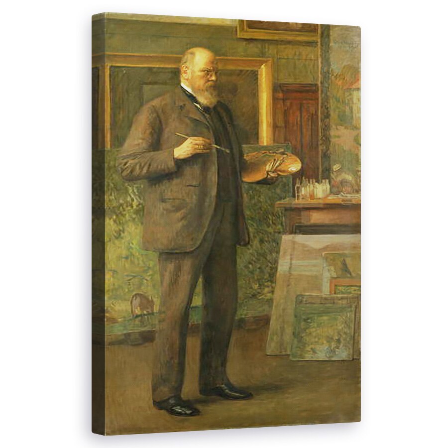 Tablou canvas - Leopold Karl Walter von Kalckreuth - Autoportret, 60 x 100 cm