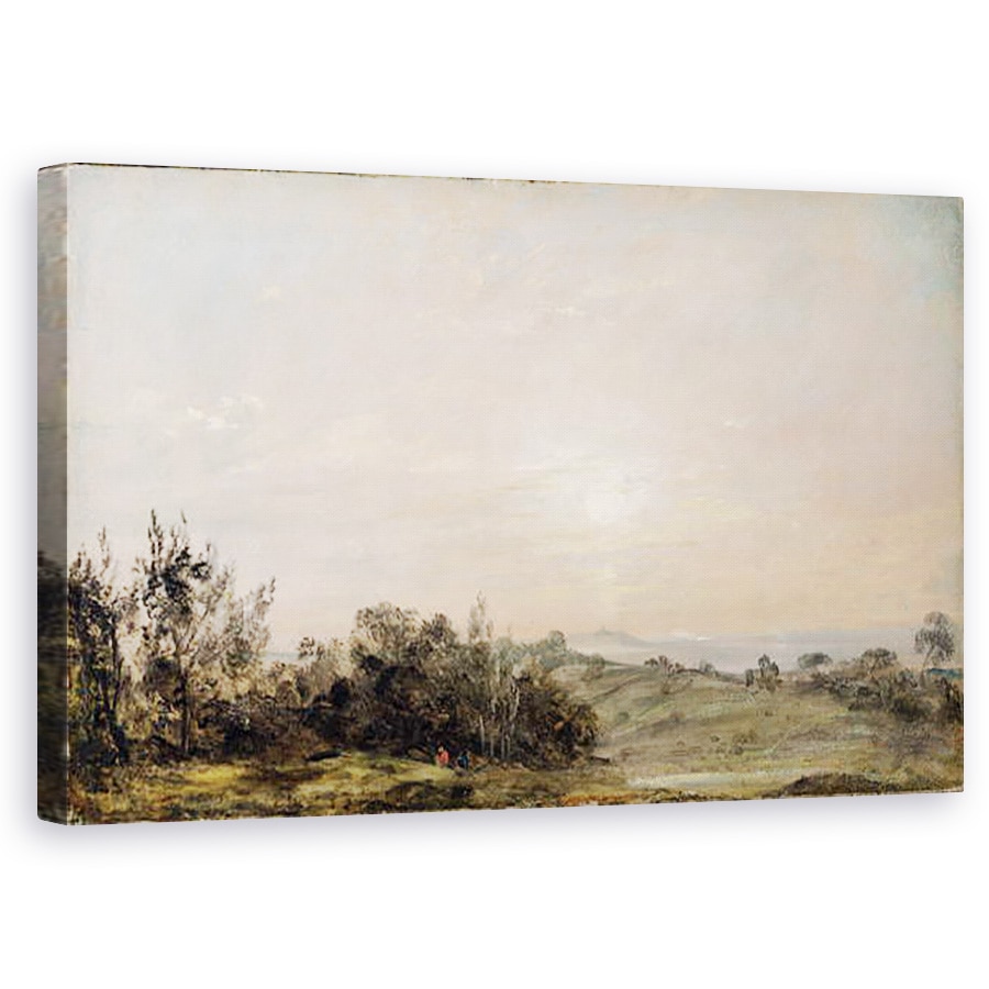Tablou canvas - John Constable - Hampstead Heath, in cautarea spre Harrow, 60 x 100 cm