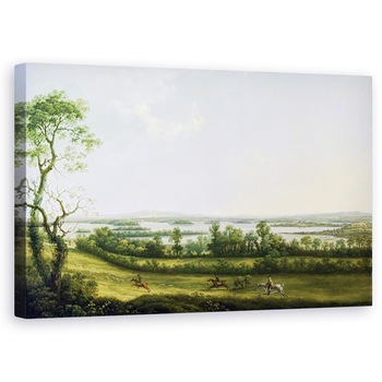 Tablou canvas - Thomas Roberts - Lough Erne de la Knock Ninney, cu Bellisle in the Distanta, County Fermanagh, Irlanda, 50 x 80 cm Tablou canvas - Thomas Roberts - Lough Erne de la Knock Ninney, cu Bellisle in the Distanta, County Fermanagh, Irlanda, 50 x 80 cm