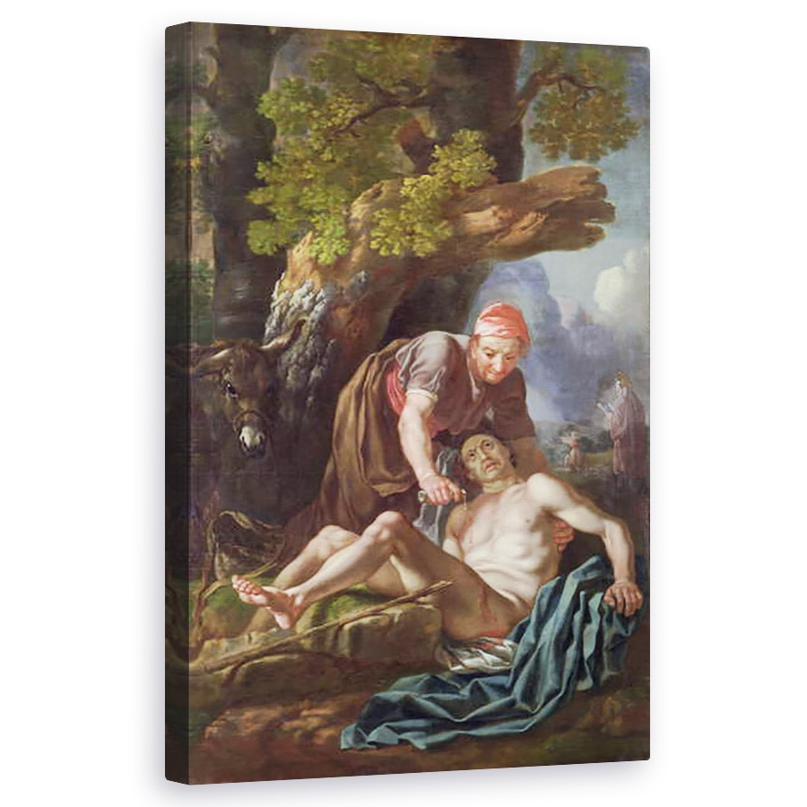 Tablou canvas - Francis Hayman - The Good Samaritan, 50 x 80 cm