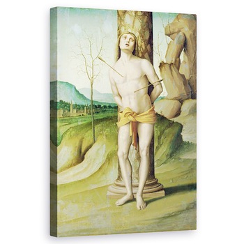 Tablou canvas - Marco Palmezzano - St. Sebastian , 60 x 100 cm Tablou canvas - Marco Palmezzano - St. Sebastian , 60 x 100 cm