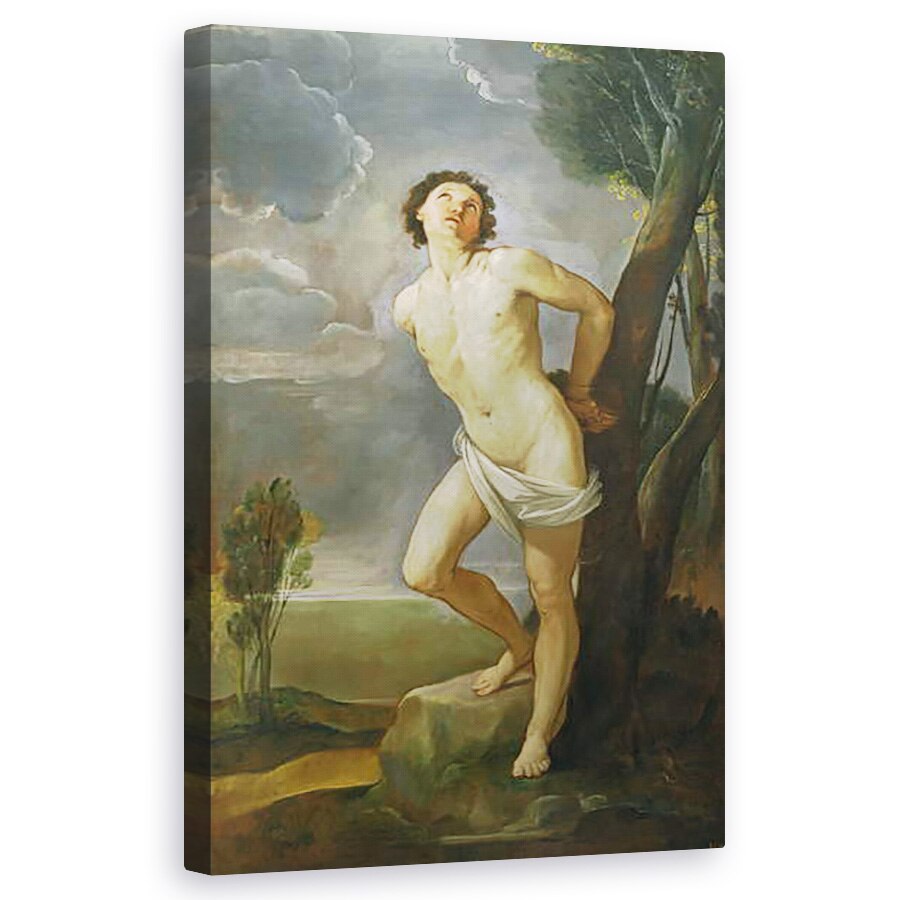 Tablou canvas - Guido Reni - St. Sebastian , 60 x 100 cm