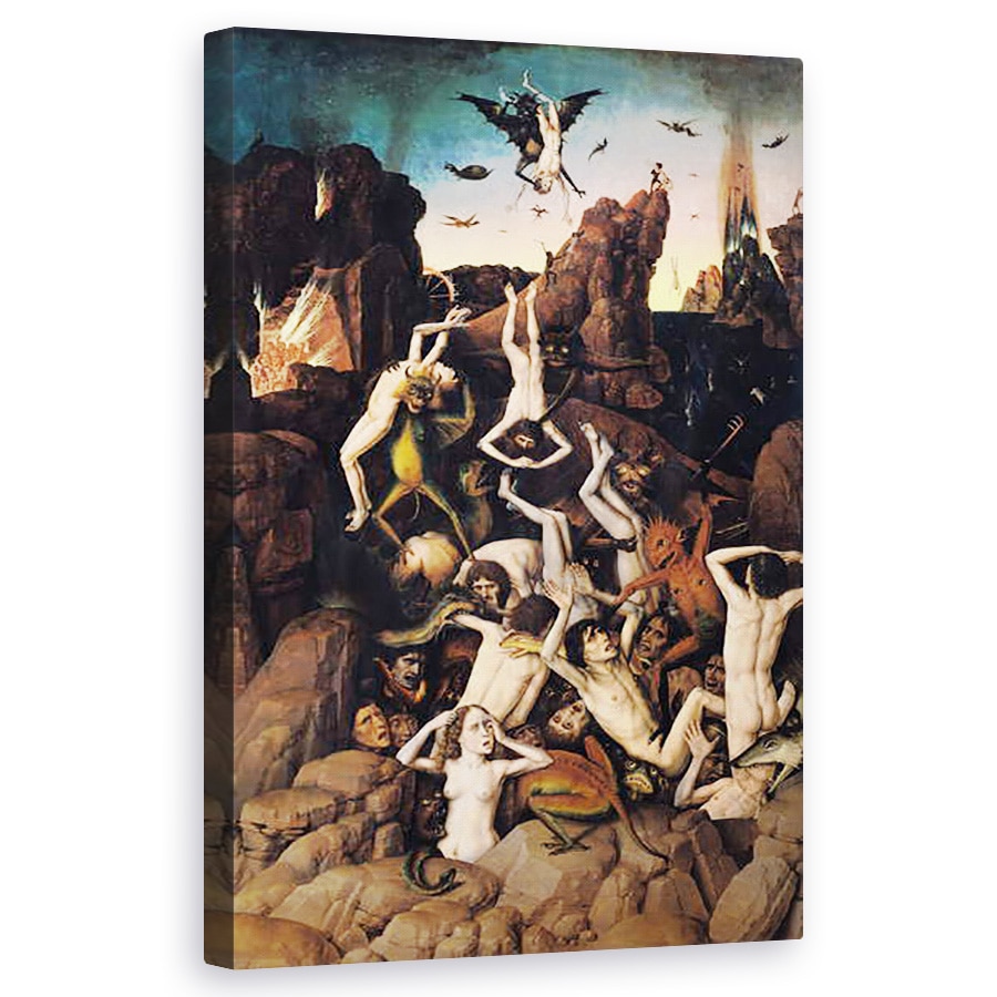 Tablou canvas - Dirck Bouts - Iad , 60 x 100 cm