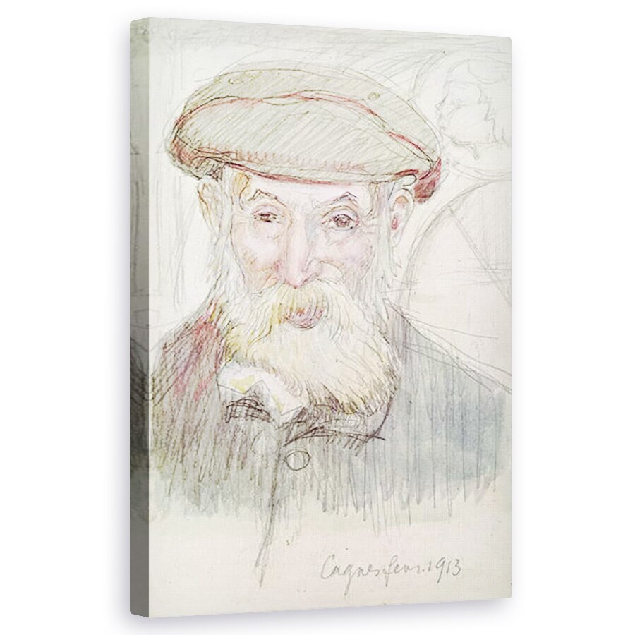 Tablou canvas - Maurice Denis - Portret De Pierre Auguste Renoir 1841-1919 la Cagnes, 60 x 100 cm