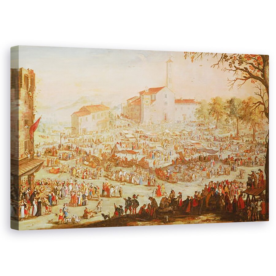 Tablou canvas - Jacques Callot - Targul de la Impruneta, 50 x 80 cm