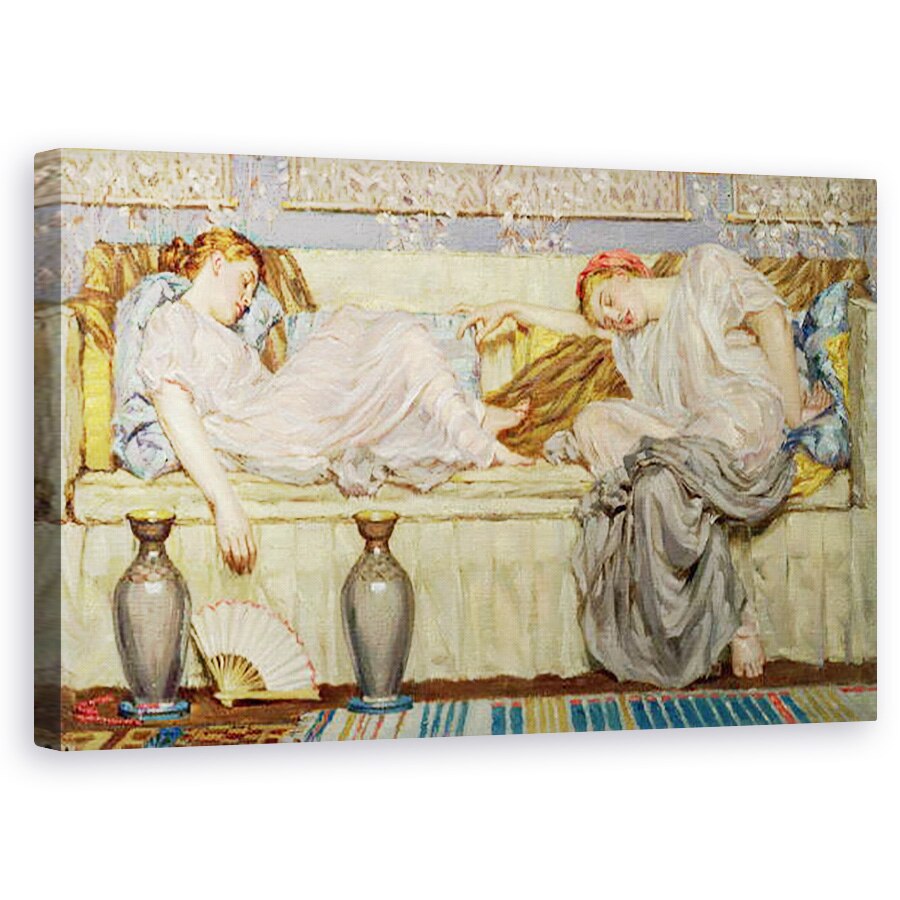 Tablou canvas - Albert Joseph Moore - Margele studiu, 50 x 80 cm