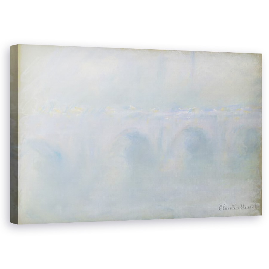 Tablou canvas - Claude Monet - Podul Waterloo, 60 x 100 cm