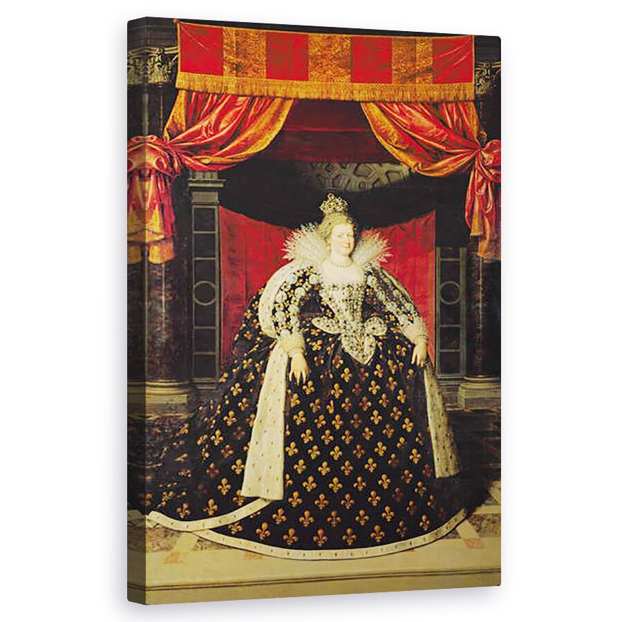 Tablou canvas - Frans II Pourbus - Marie de Medici 1573-1642 in robe de incoronare, 60 x 100 cm
