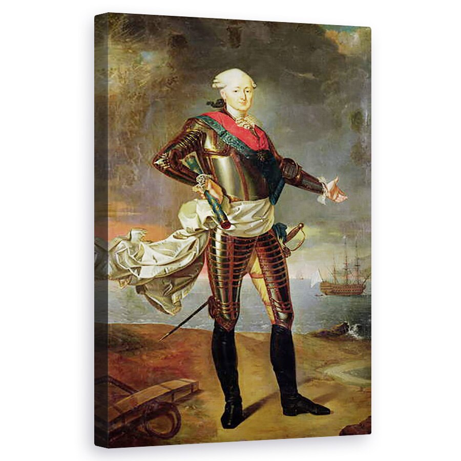 Tablou canvas - Scoala Franceza - Portretul lui Louis-Jean-Marie de Bourbon 1725-93 Duce de Penthievre , 60 x 100 cm