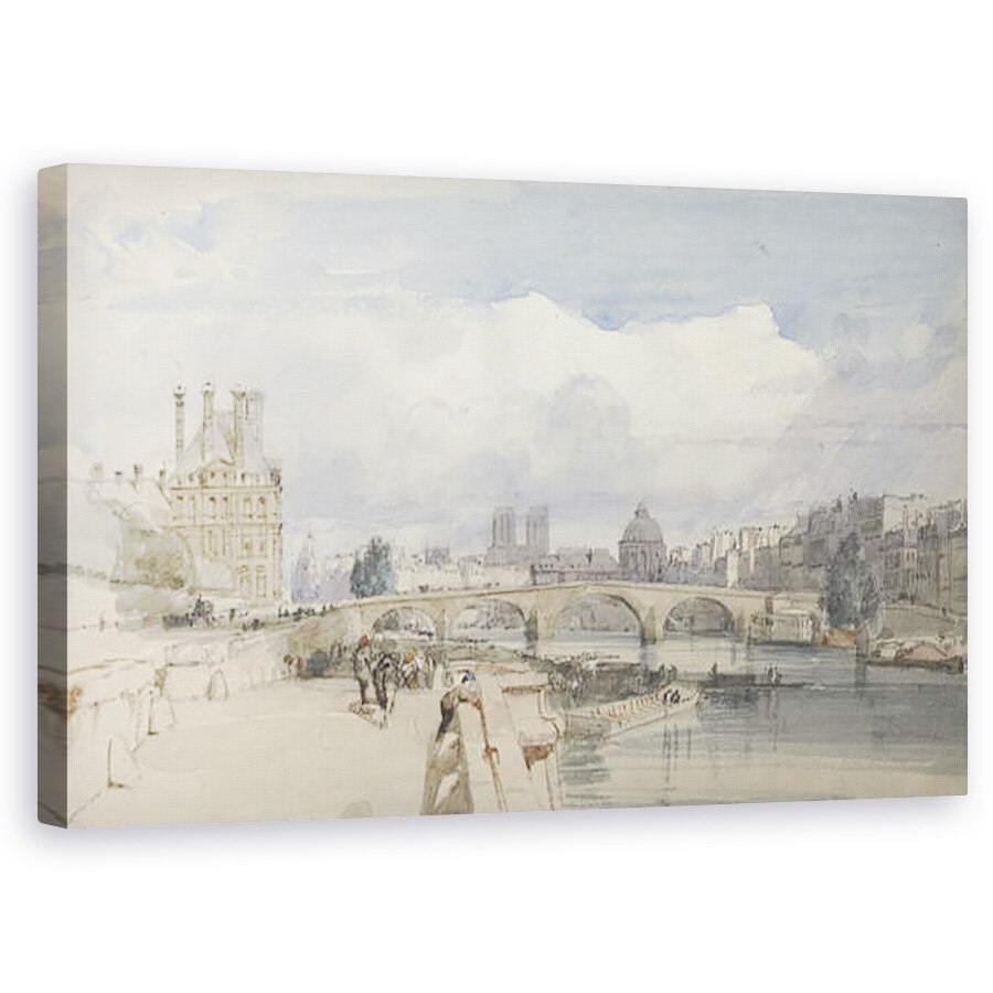 Tablou canvas - Thomas Shotter Boys - Le Pont Royal, Paris, 60 x 100 cm
